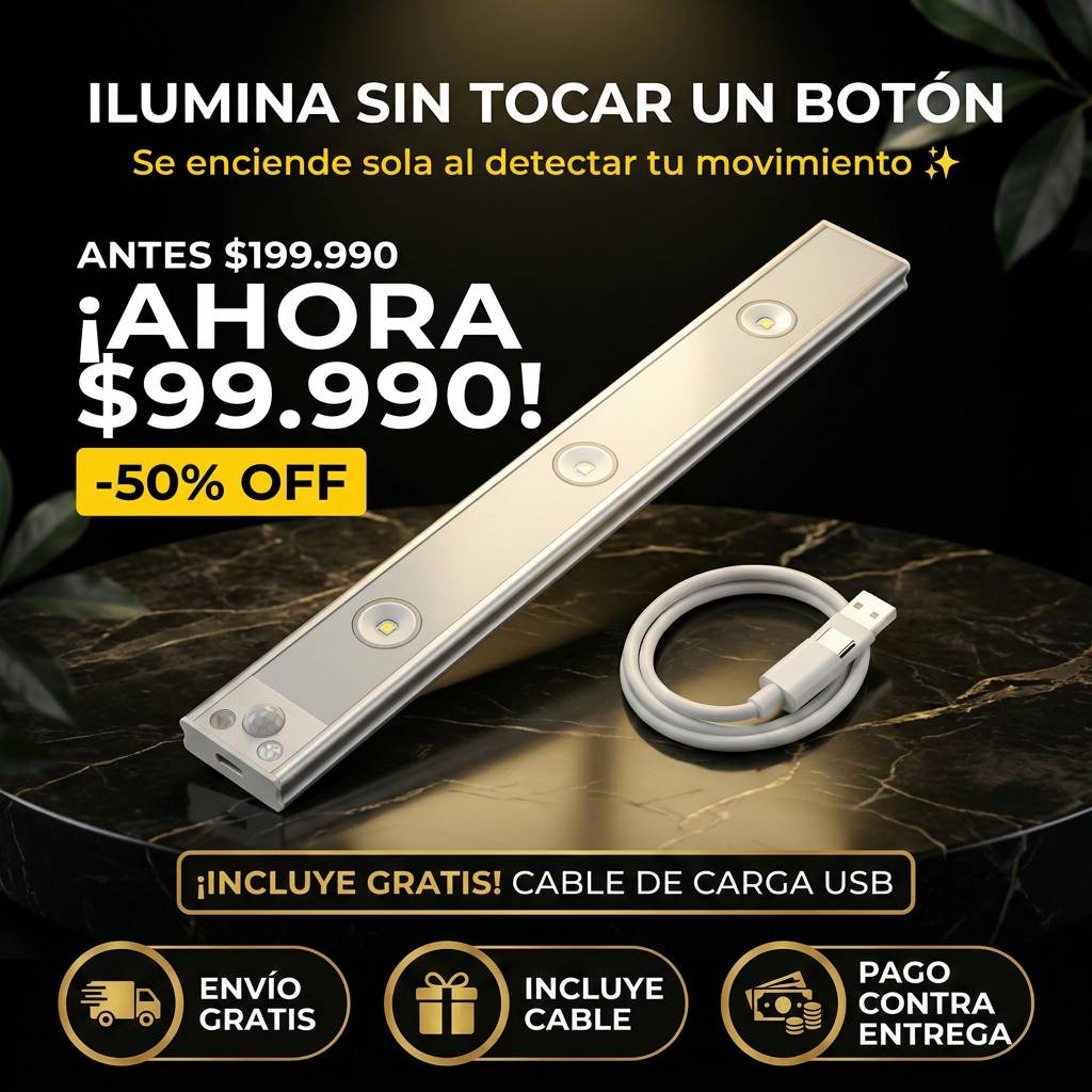 🌟 La Luz que Todos Quieren en Casa – Lámpara LED con Sensor de Movimiento 💡