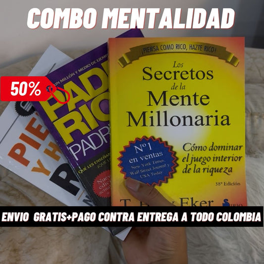 🔥3x1 Libros mentalidad+eduación financiera🔥