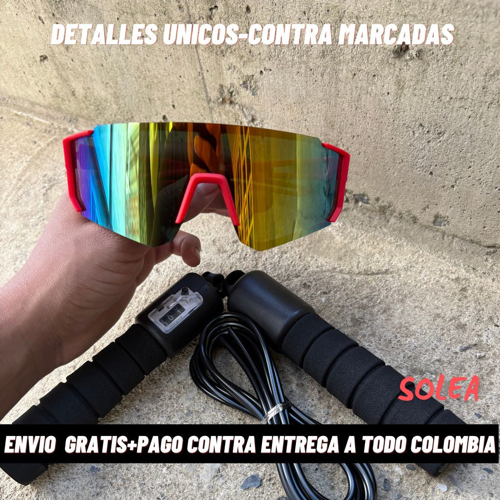 Gafas Deportivas®+Cuerda cuenta saltos ADICCIONAL💪🏼